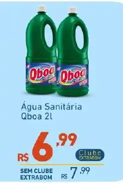 Extrabom Supermercados Água Sanitária Qboa 2l oferta