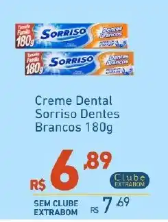 Extrabom Supermercados Creme Dental Sorriso Dentes Brancos oferta
