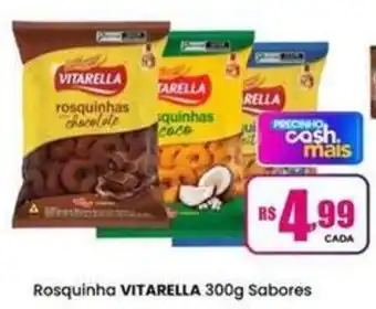 Rosquinhos vitarella sabor chocolate