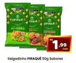 Rede Mais Supermercados Salgadinho piraquê 50g sabores oferta
