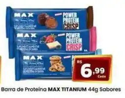 Rede Mais Supermercados Barra de Proteina MAX TITANIUM oferta