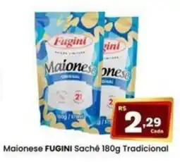 Rede Mais Supermercados Maionese fugini sachê tradicional oferta