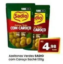 Rede Mais Supermercados Azeitonas Verdes Sadio com Caroço oferta