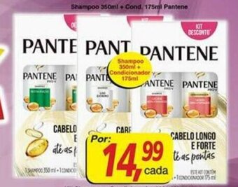 Supermercados Guanabara Shampoo 350ml + Cond. 175ml Pantene oferta