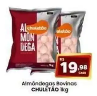Almôndegas bovinas chuletão