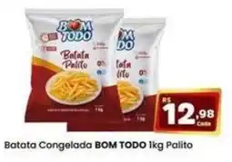 Rede Mais Supermercados Batata congelada bom todo 1kg palito oferta