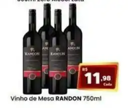 Rede Mais Supermercados Vinho de Mesa RANDON oferta