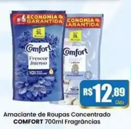 Rede Mais Supermercados Amaciante de Roupas Concentrado Comfort 700ml Fragrâncias oferta
