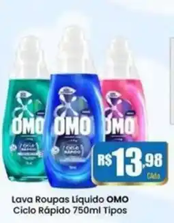Rede Mais Supermercados Lava Roupas Líquido OMO oferta