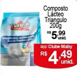 Maby Supermercados Composto Lácteo Triangulo oferta