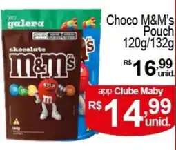 Maby Supermercados Choco M&M's Pouch oferta