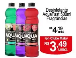 Maby Supermercados Desinfetante aquafast fragrâncias oferta