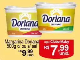 Maby Supermercados Margarina doriana cremosa oferta