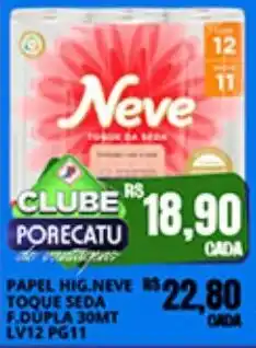 Papel hig.neve toque seda