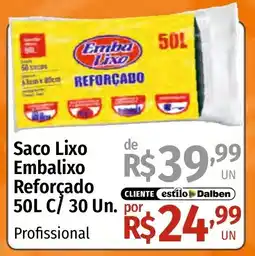 Supermercado Dalben Saco lixo embalixo reforçado oferta