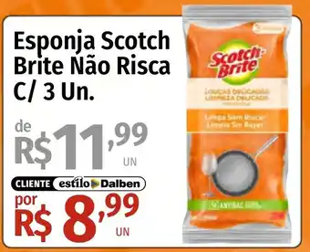Esponja scotch brite não riscas