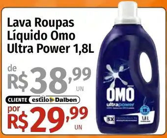 Lava Roupas Líquido Omo Ultra Power