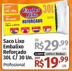 Supermercado Dalben Saco Lixo Embalixo Reforçado oferta