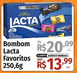 Supermercado Dalben Bombom lacta favoritos oferta