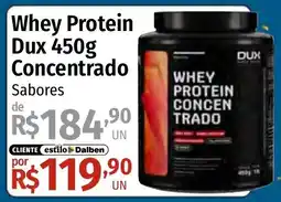 Supermercado Dalben Whey protein dux 450g concentrado sabores oferta