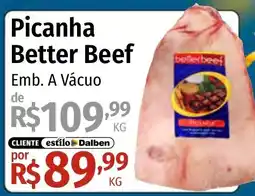 Supermercado Dalben Picanha better beef oferta