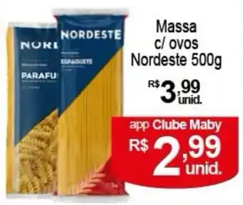 Massa c/ ovos Nordeste