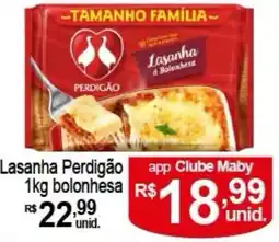 Maby Supermercados Lasanha perdigão oferta
