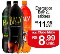Maby Supermercados Energético Baly 2L sabores oferta