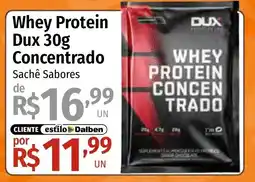 Supermercado Dalben Whey protein dux 30g concentrado sachê sabores oferta