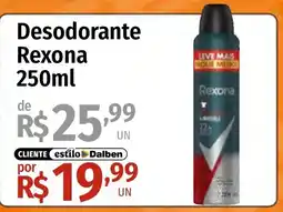 Supermercado Dalben Desodorante Rexona oferta