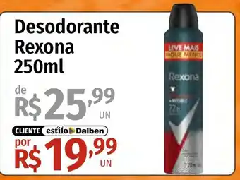 Supermercado Dalben Desodorante Rexona oferta