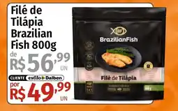 Supermercado Dalben Filé de Tilápia Brazilian Fish oferta