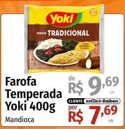 Supermercado Dalben Farofa temperada yoki oferta