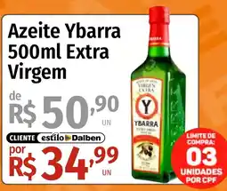 Supermercado Dalben Azeite ybarra extra virgem oferta