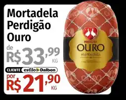 Supermercado Dalben Mortadela Perdigão Ouro oferta