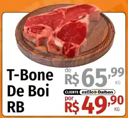 Supermercado Dalben t-bone de boi rb oferta