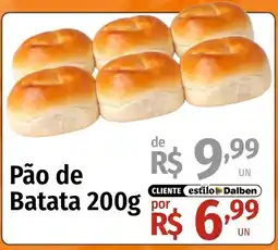 Supermercado Dalben Pão de Batata oferta