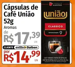 Supermercado Dalben Cápsulas de Café União Aromas oferta