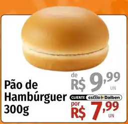 Supermercado Dalben Pão de Hambúrguer oferta