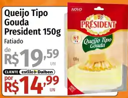 Supermercado Dalben Queijo tipo gouda president oferta