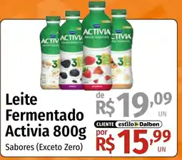 Supermercado Dalben Leite fermentado activia oferta