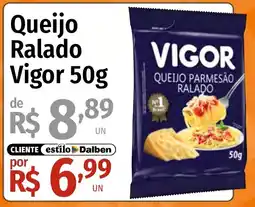 Supermercado Dalben Queijo ralado vigor oferta