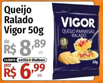Supermercado Dalben Queijo ralado vigor oferta