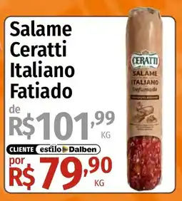 Supermercado Dalben Salame Ceratti Italiano Fatiado oferta