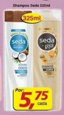 Supermercados Guanabara Shampoo Seda 325ml oferta