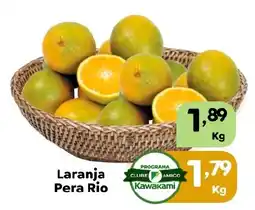 Supermercados Kawakami Laranja Pera Rio oferta