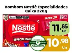 Supermercados Kawakami Bombom Nestlé Especialidades oferta