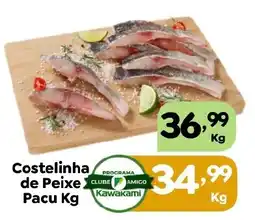 Supermercados Kawakami Costelinha de Peixe Pacu oferta