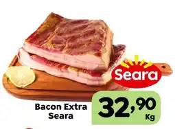 Supermercados Kawakami Bacon extra seara oferta