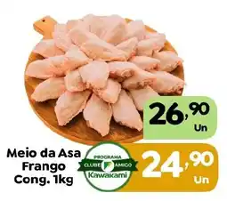 Supermercados Kawakami Meio da Asa Frango Cong. 1kg oferta